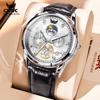 OPK 8148 Luxury Men’s Quartz Wristwatch Dual Calendar Luminous Moon Phase Waterproof Business Classic Watch for Man