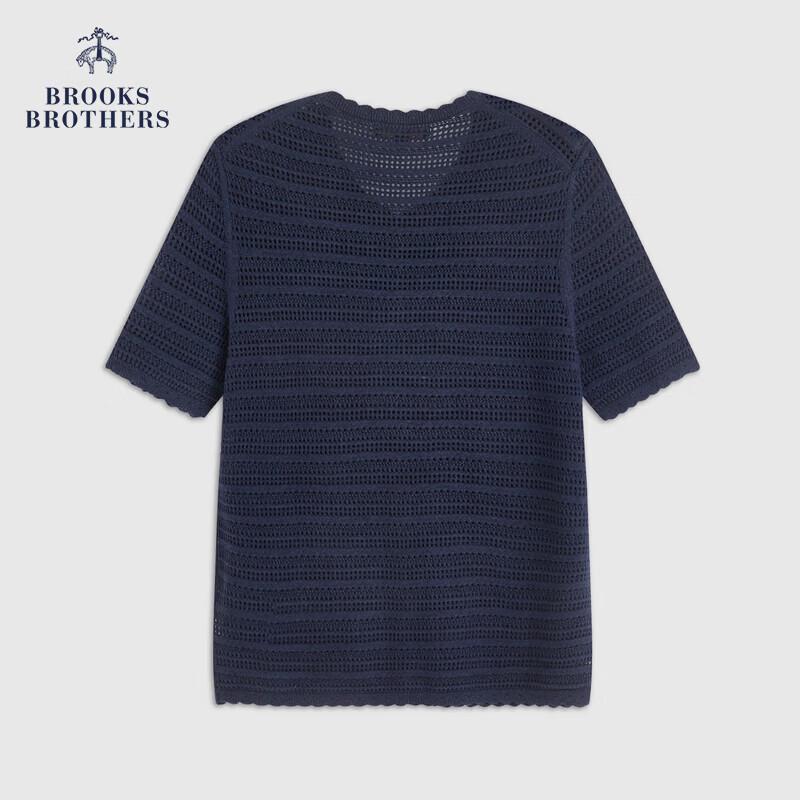 Brooks Brothers Women's Spring/Summer Hollow Out Wave Lace Knit Top