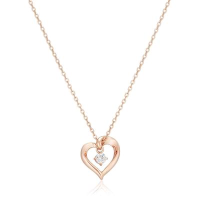 CANAL 4 Official Silver Pink Gold Necklace Birthday Present Ladies Jewelry Case Included