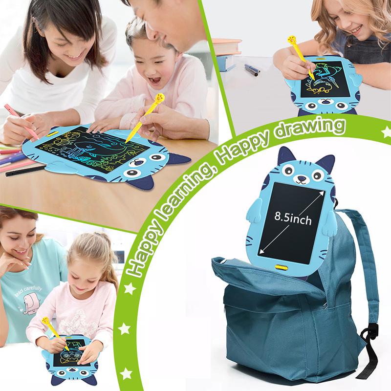 8.5" Cartoon LCD Writing Tablet - Children's Drawing & Doodle Board