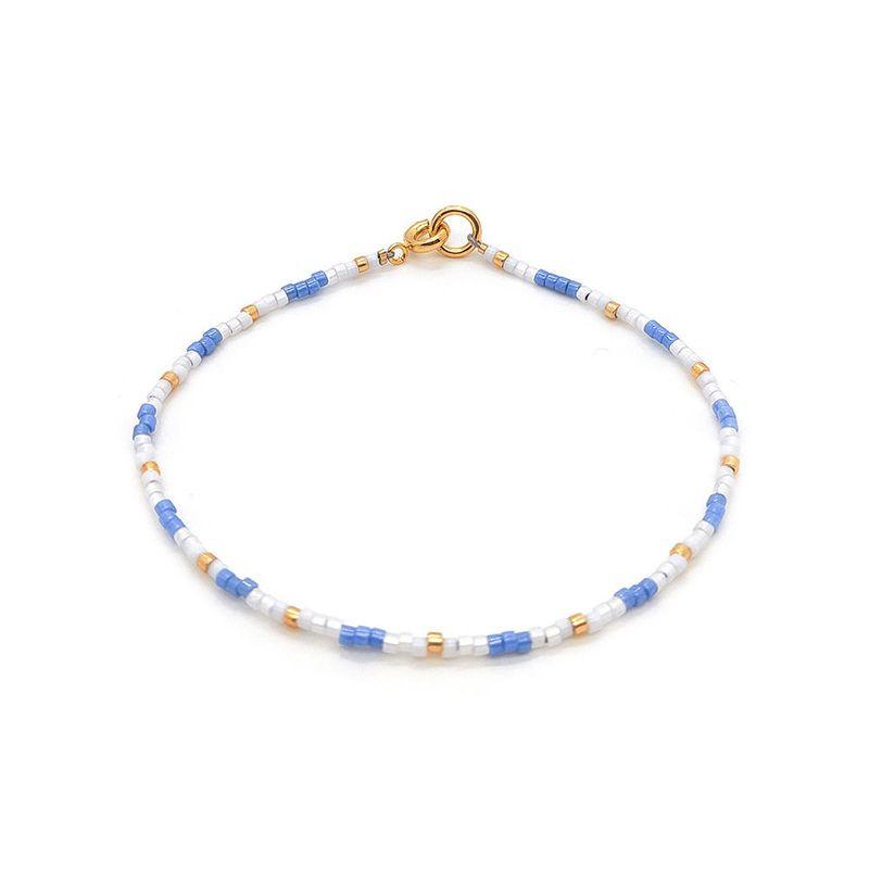 INS Niche Fashion Retro Style Miyuki Bead Woven Handmade Beaded Extremely Fine Girl Twin Small Bracelet Female