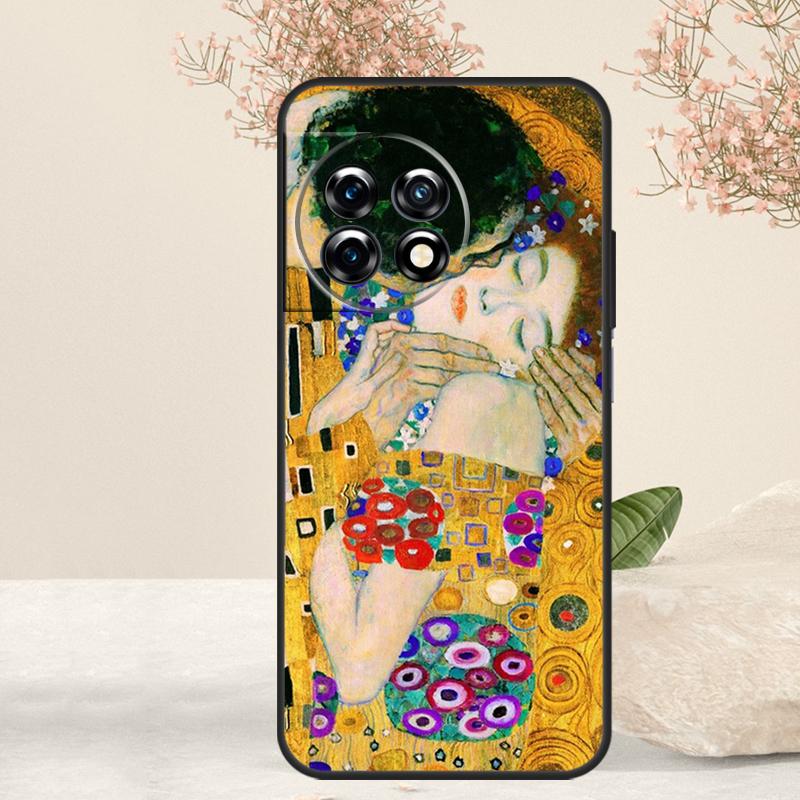 Starry Night Klimt Kiss Case For OnePlus 15 13 12 11 13T 13R 12R 15R 10T 8T 10 Pro Nord 5 CE 4 3 2 Lite N20 N30 Cover