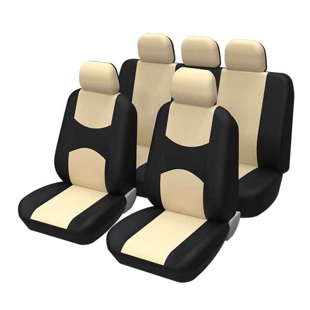 Car Seat Covers Full Set Automobile Seat Protection Cover Vehicle Seat Covers Universal Car Accessories Multiple Colors