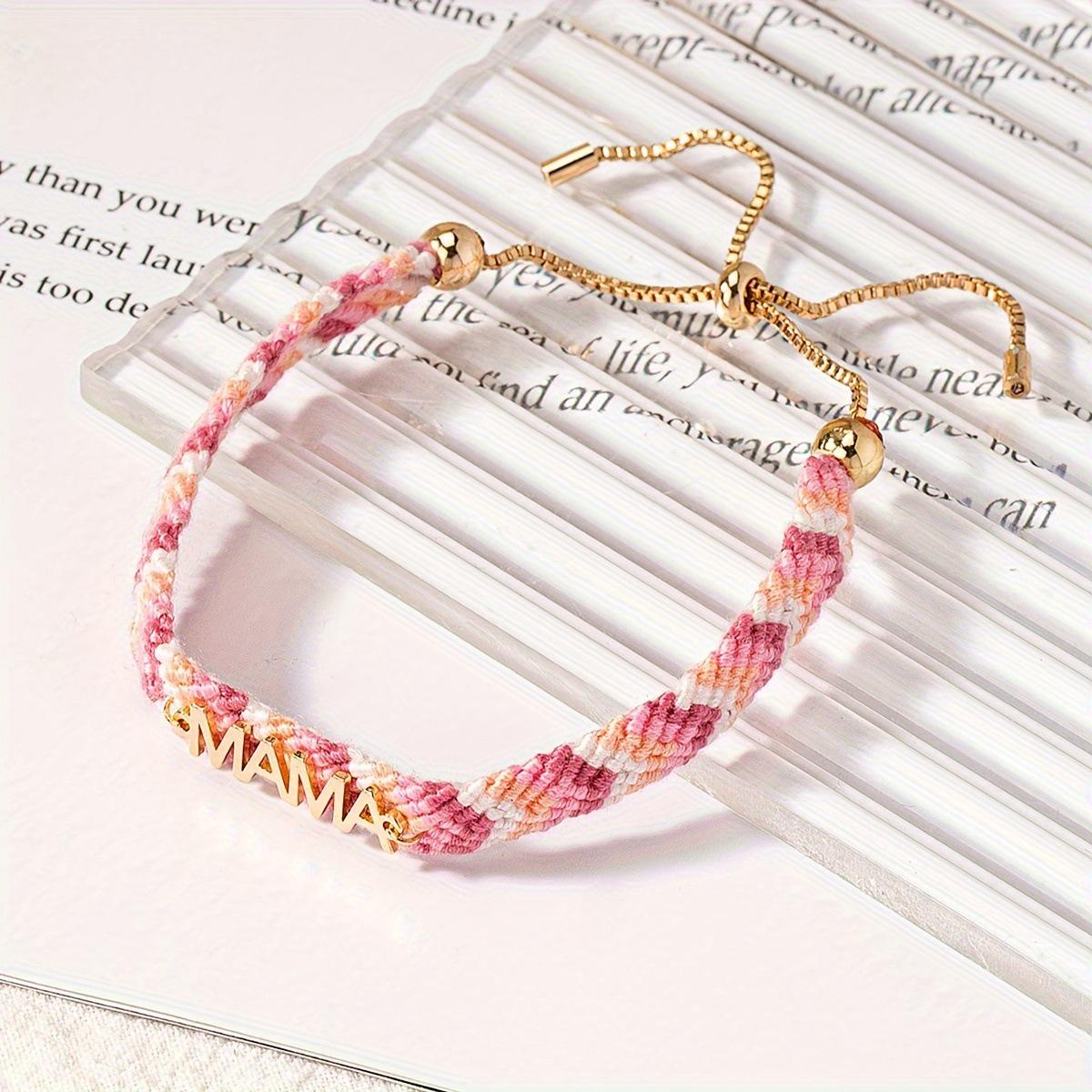 

Классический браслет дружбы из хлопковой нити ручной работы, подарок для друзей