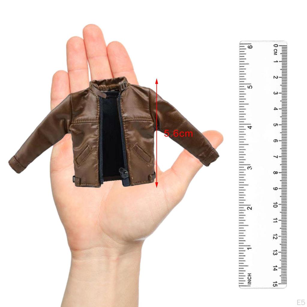 1/12 Men Soldier Figures Jacket, Figure Clothes, Fashion Jacket Model, for 6 Inch Doll Model