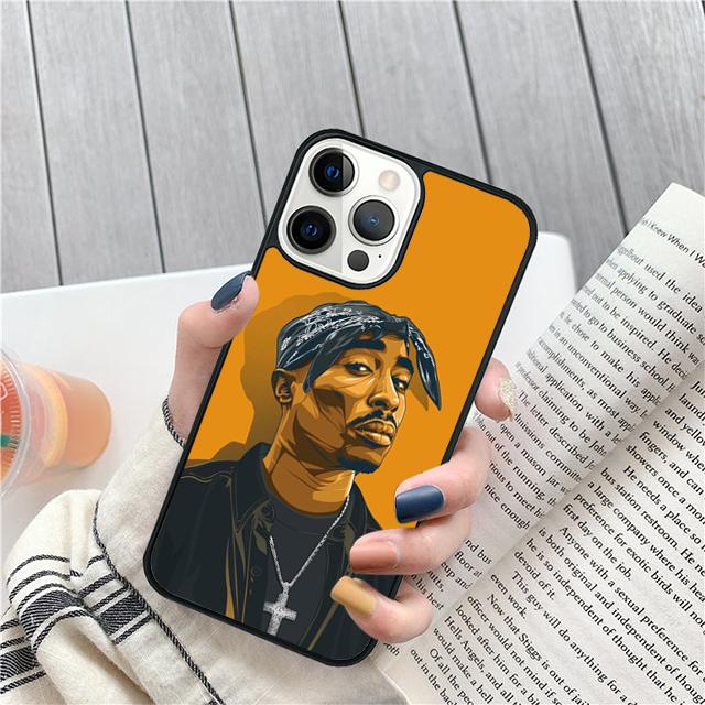 Tupac 2pac Phone Case Cover For iPhone 17 Air 15 16 14 13 12 Pro Max 11 Pro Max Plus Coque Shell