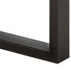 Bench 110 cm Rough Mango Solid Wood and Steel