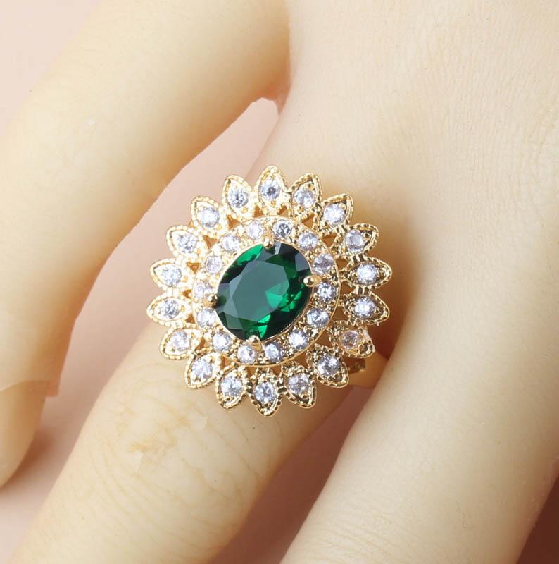 Pozłacany Naszyjnik Ślubny Klipsy Kolczyki Damska Bransoletka Słonecznik Akcesoria Ślubne Włoskie Duże Zestawy Biżuterii Dla Kobiet