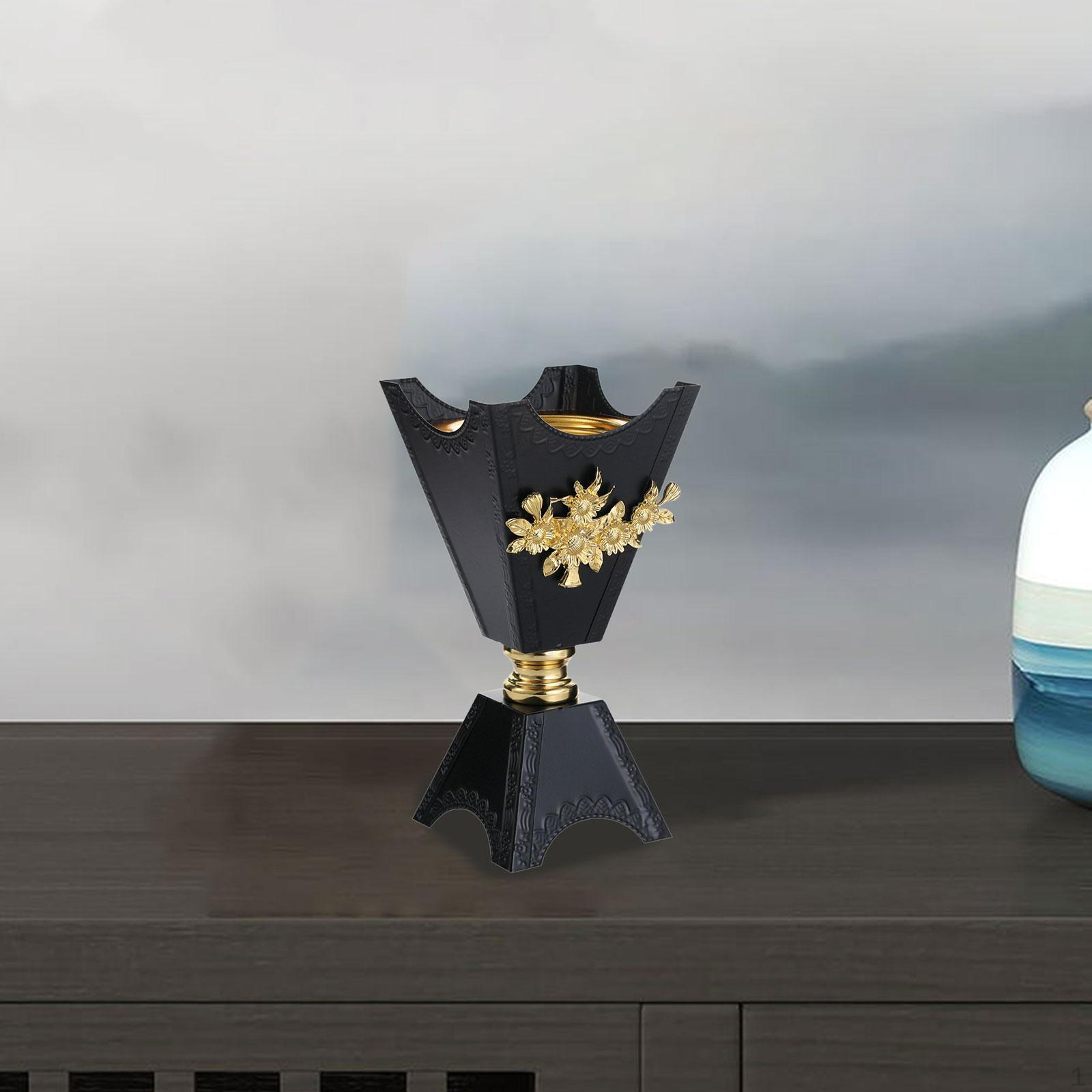 

Горелка Бахур, держатель для благовоний для йоги, СПА, ароматерапии, арабский аромат для домашнего офиса чёрный