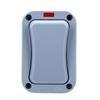 Outdoor Light Switch 20A Weatherproof IP66 Water Proof 1 Gang 1 Way Single Exterior Electrical Control with Indicator