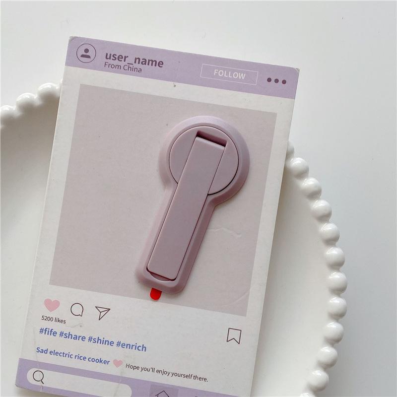 

360° Foldable Mobile Phone Holder: Invisible, Adjustable, and Universal Desktop Stand for Easy Viewing. Standard світло-фіолетового кольору