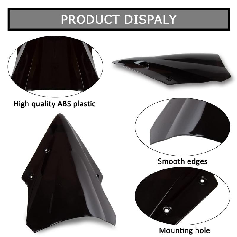 Motorcycle accessories suitable for Kawasaki NINJA650 Ninja 650 ER6F 2017- modified front windshield front deflector