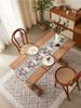 New Chinese Classical Printing Table Flag Decoration Classical Painting Table Flag Color Table Towel Household Dining Table Tea Party