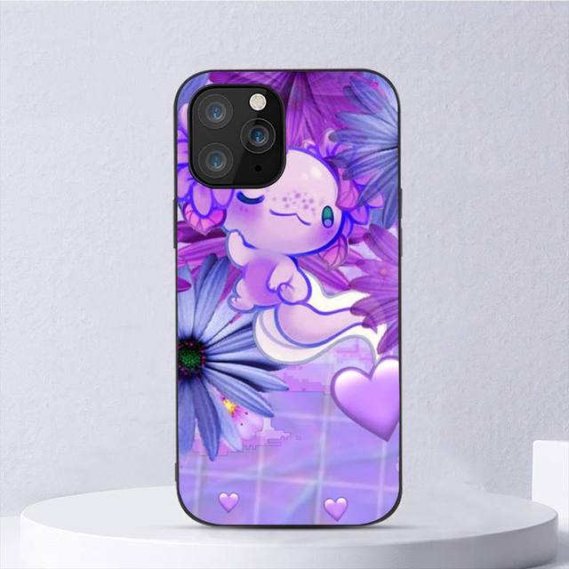 

Милый чехол для телефона «Аксолотль» для Iphone 11 12 Mini 13 14 Pro Xs Max X 8 7 6s Plus 5 Se Xr Shell iPhoneXR