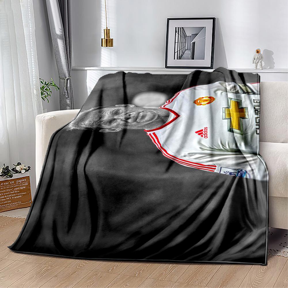 Wayne Rooney Manchester Blanket Ultra-Soft Great for Bed Office Bedding for All Seasons Stylish Decor Best Holiday Gift for Friends Family