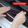 4pcs Rubber Car Door Sill Scuff Covers For Nissan Qashqai J10 J11 J12 Anti-scratch Auto Door Panel Guards Protector Trims Strips