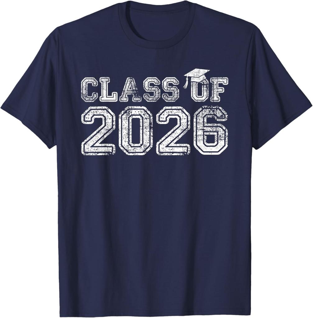 Senior 2026 Graduate Class of 2026 Graduation Men Women TShirt  Graphic T Shirts Harajuku Shirts Funny Regular Short Sleeve