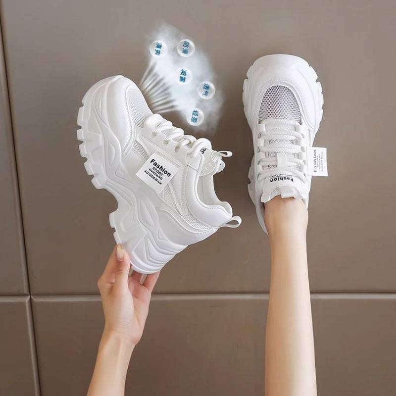 Dad Shoes Schuhe mit Höhenabsatz und Sportliche Schuhe mit dicken Sohlen