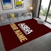 Custom Name ABBA Carpet Rug for Living Room Bedroom Home Sofa Decoration,Kids play Non-slip Floor Mat