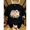 Nurses Print Large Size Women's Round Neck T-shirts Summer Casual Street Fashion Women's Wild Short-sleeved T-shirts