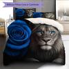 Cartoon Pattern Bedding Quilt Set Quilt Cover Pillowcase Home Decoration Birthday Gift (1 * Duvet Cover + 2 * Pillowcase, Without Core)