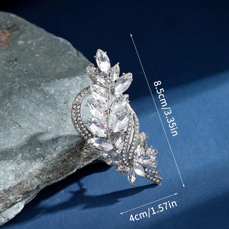 Brosche Damen Hochwertiger Kristallschmuck Retro-Atmosphäre Anzug Corsage Mantelbrosche Geburtstagsgeschenk