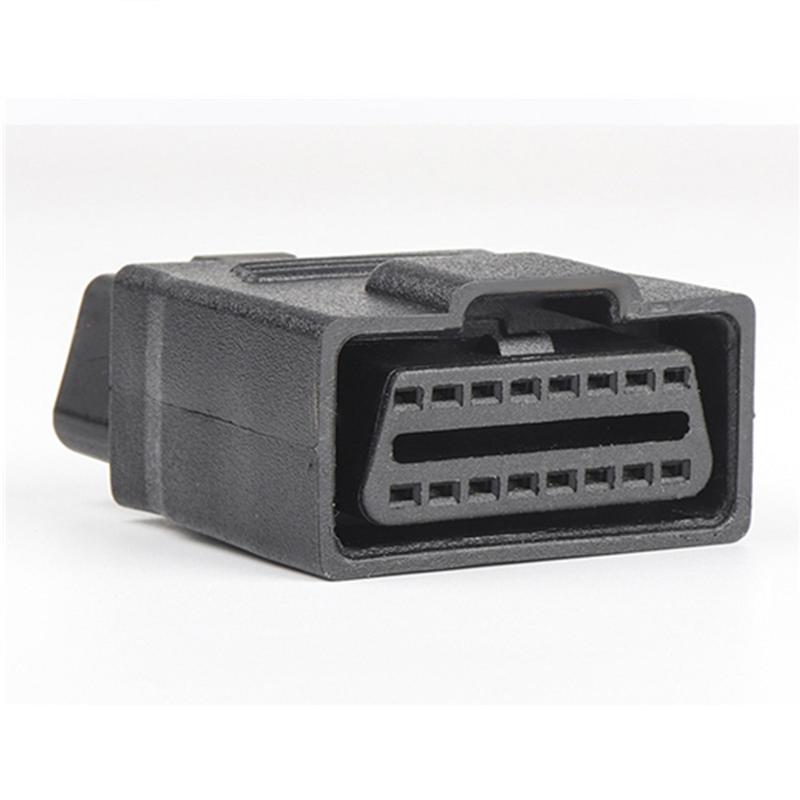 A58X-Male To Female 16Pin Plug Suitable For ELM327 OBD2 Car Tester Adapter OBD 2 Socket Car Extension Plug