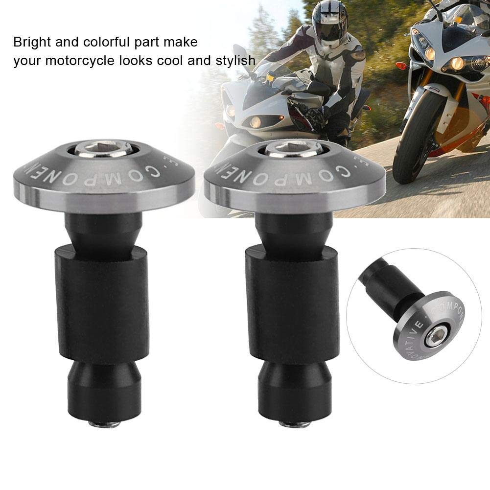 Handlebar Grip Plug, 22mm 7/8inch Motorcycle Handlebar End Slider Plug Cap, Racing ATV Off-Road