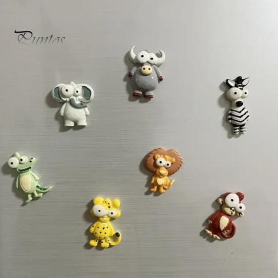 Zebras Refrigerator Magnet Cartoon Animal Magnet, Big Eyes Shape Fridge Magnets Memo Notes Photo Holder, Gift for Lovers Office