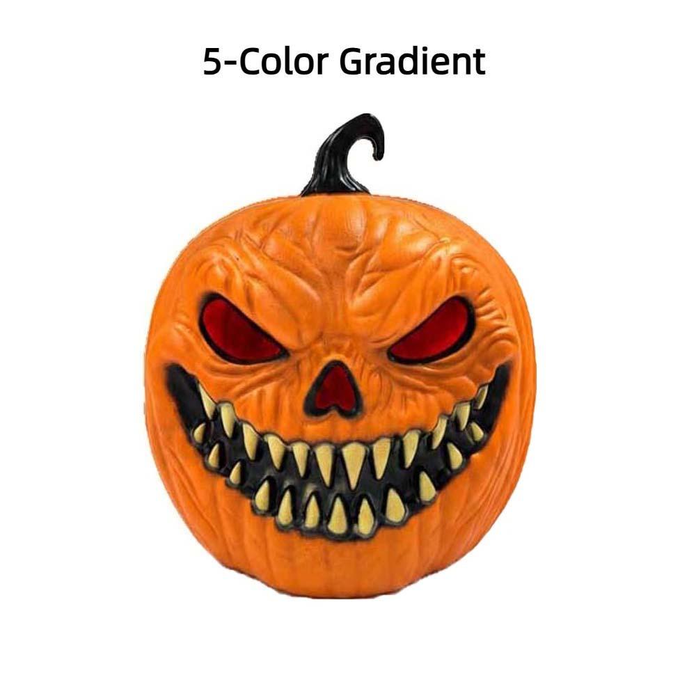 Świecąca Lampka Halloweenowa Aktywowana Dźwiękiem Lampa Dynia do Wnętrz