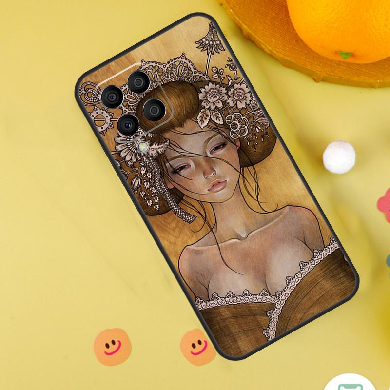 

Japanese Geisha Case For Samsung Galaxy M13 M14 M54 M23 M16 M11 M21 M31 M20 M34 M52 M32 M12 M36 M56 M15 M55 Samsung M54