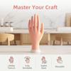 Soft Nail Practice Hand Flexible Positioning Fake Hand Nail Tools Mannequin Hand  Nail Training