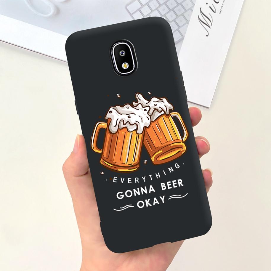 For Samsung Galaxy J7 J5 J3 2017 Case SM-J330F J530F J730F TPU Cover Fashion Pattern Soft Funda on Samsung J7 Pro 2017 Protector