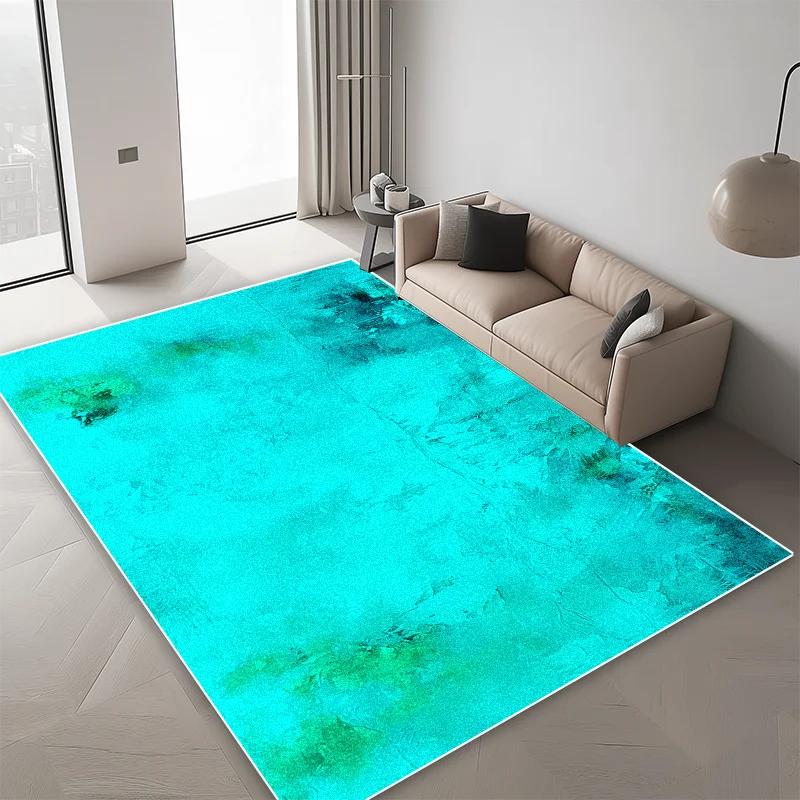 Modern Abstract Carpet Living Room Minimalism Decoration Home Aesthetic Sofa Non-slip Rugs Bedroom Cloakroom Washable Floor Mat