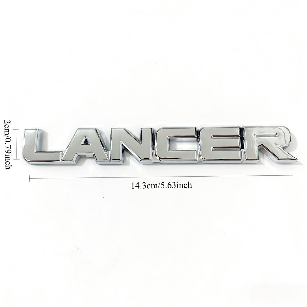 1ks 3D ABS Logo pro styling auta LANCER Zadní znak na kufr pro Mitsubishi LANCER Lancer Ralli Art 9 10 Asx Samolepka Příslušenství