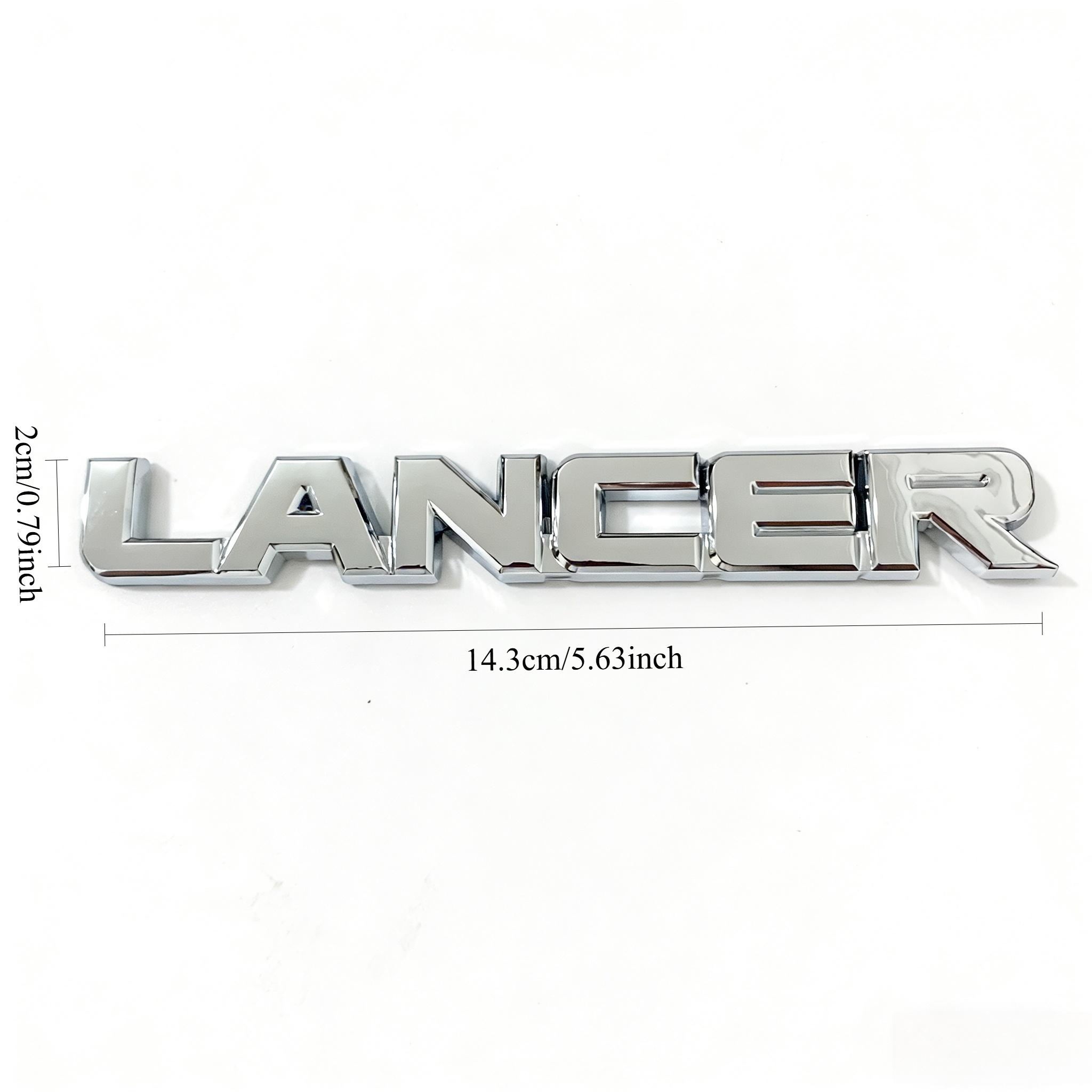 

1pcs 3D ABS Car Styling Logo LANCER Rear Trunk Emblem Badge For Mitsubishi LANCER Lancer Ralli Art 9 10 Asx Sticker Accessories