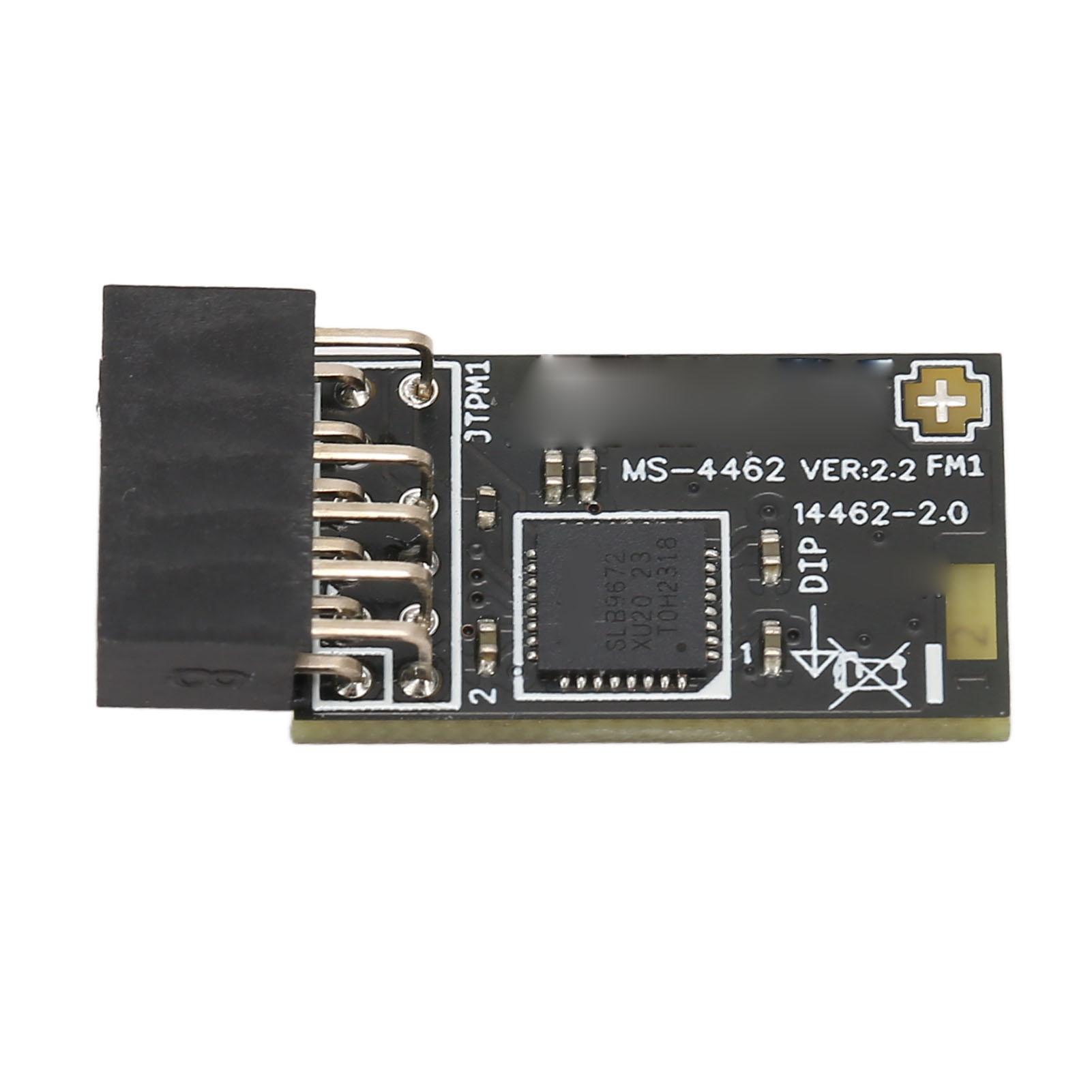 

Модуль TPM2.0 TPM SPI 12Pin Модуль безпеки шифрування з SLB 9672 для материнських плат MSI для