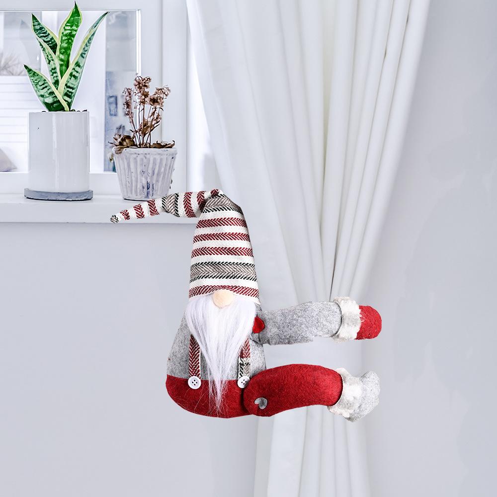 New Styles, Christmas Curtain Buckles, Striped Snowflake Hats, Faceless Dolls, Curtain Straps, Home Decor Items