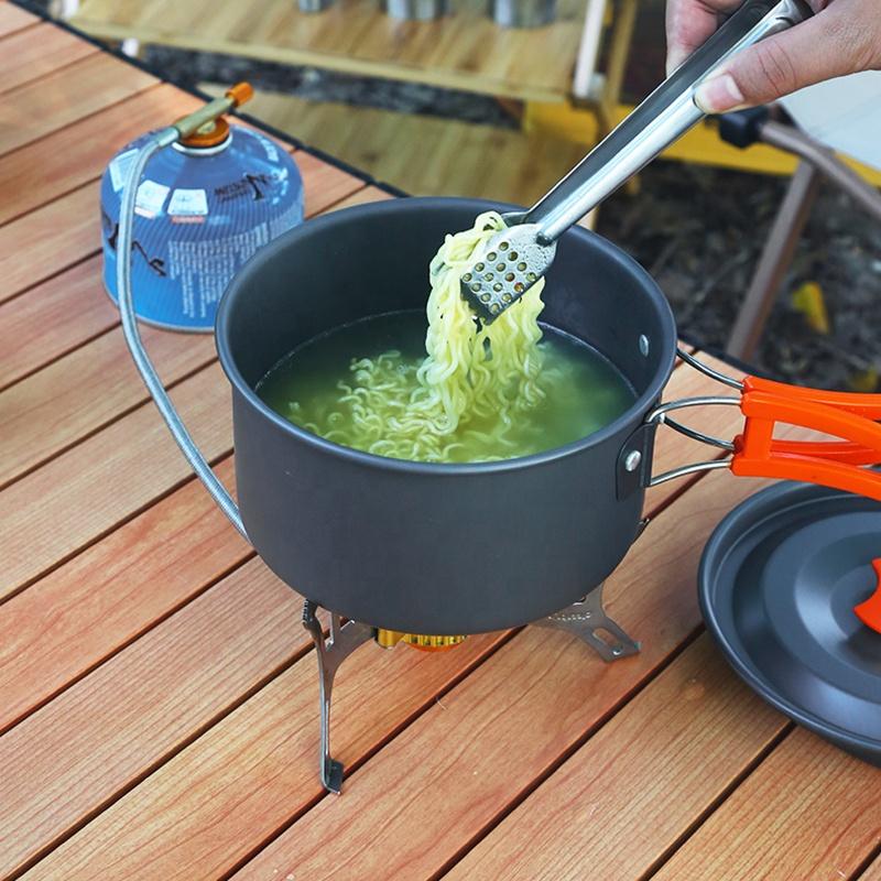 In Stock Lightweight Multifunctional Non-Stick Outdoor Camping Cookware Set Portable Cook Set for Outdoor Cooking