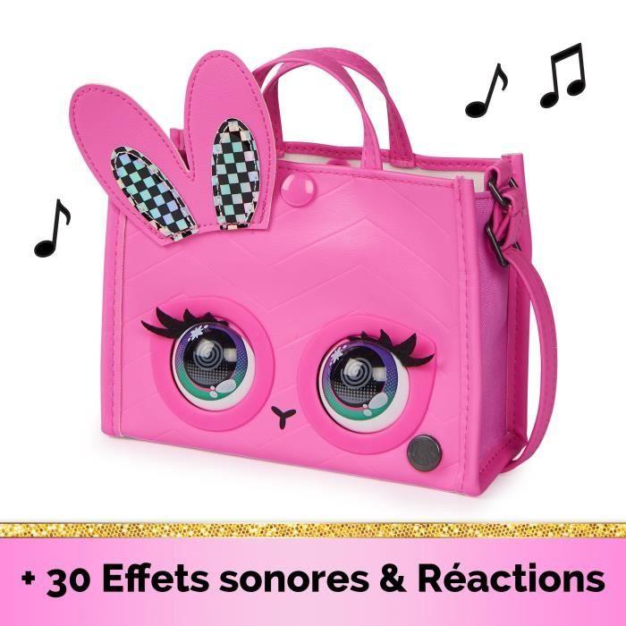 Purse Pets - Tote Bag Lapin - Sac interactif (cligne des yeux, chante ...)