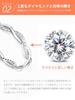 Silvora 925 Sterling Silver Ring with Zirconia, Women's, Twisted, Size 16