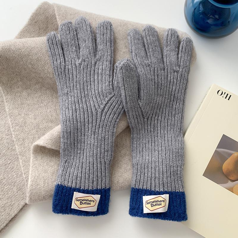 1Pair Women Winter Warm Cycling Riding Outdoor Activities Windproof Thickened Wrist Protection