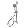 Sprchová posuvná tyčová sada 360 stupňů Rotace Nastavitelná výška s 1,5m hadicí G1/2 304 Nerezová ocel pro
