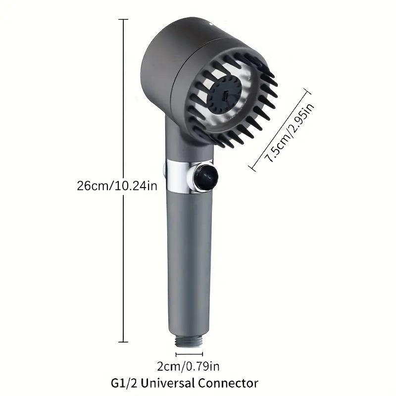 New Pressurized Shower 4 Modes Adjustable Water Saving Shower Head High Pressure Showerhead With Filter Bathroom Massage Shower