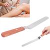 Stainless Steel Waxing Spatulas Wooden Handle Hair Removal Multifunctional Wax Stirrer Sticks