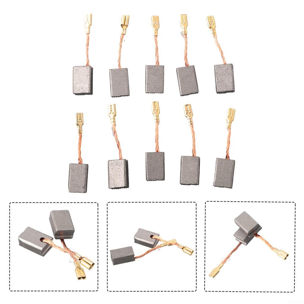 Uhlíkové kefky Motory 14mm X 9 X 6mm 30mm Uhlík Vysoká kvalita