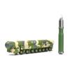 1:72 Creative Military Series Building Blocks China DF-41 Intercontinental Missile Launch Vehicle Model Toys For Boys Xmas Gifts