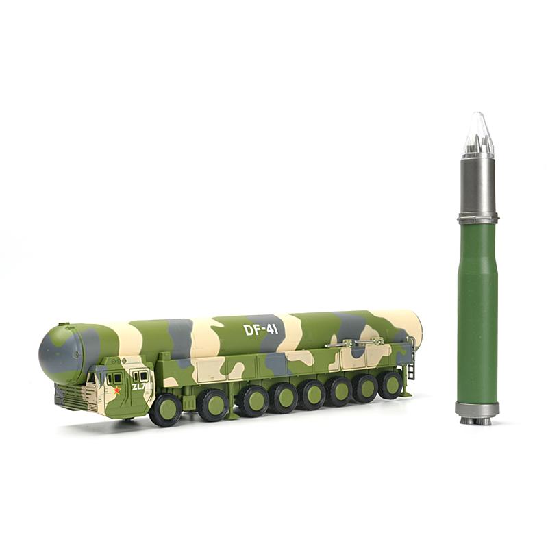 1:72 Creative Military Series Building Blocks China DF-41 Intercontinental Missile Launch Vehicle Model Toys For Boys Xmas Gifts