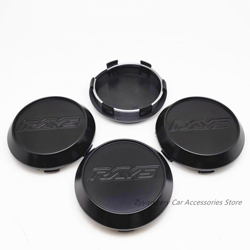 

4pcs 64mm 62mm Rays Wheel Hubcasp Car Center Hub Cap Emblem Styling Accessories чёрный