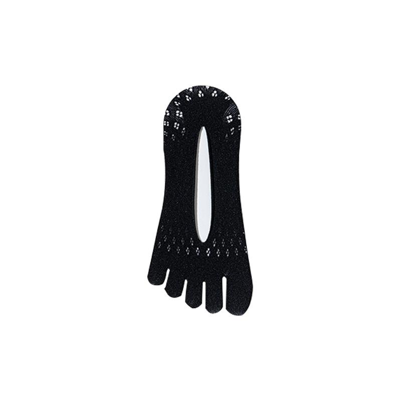Women's Summer Ice Silk Cool Feeling Shallow Mouth Invisible Leisure Short Five Finger Socks